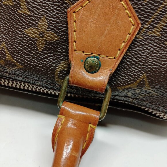Authentic Louis Vuitton Speedy 25 Brown Monogram Hand Bag mn650-111725 - Picture 9 of 16
